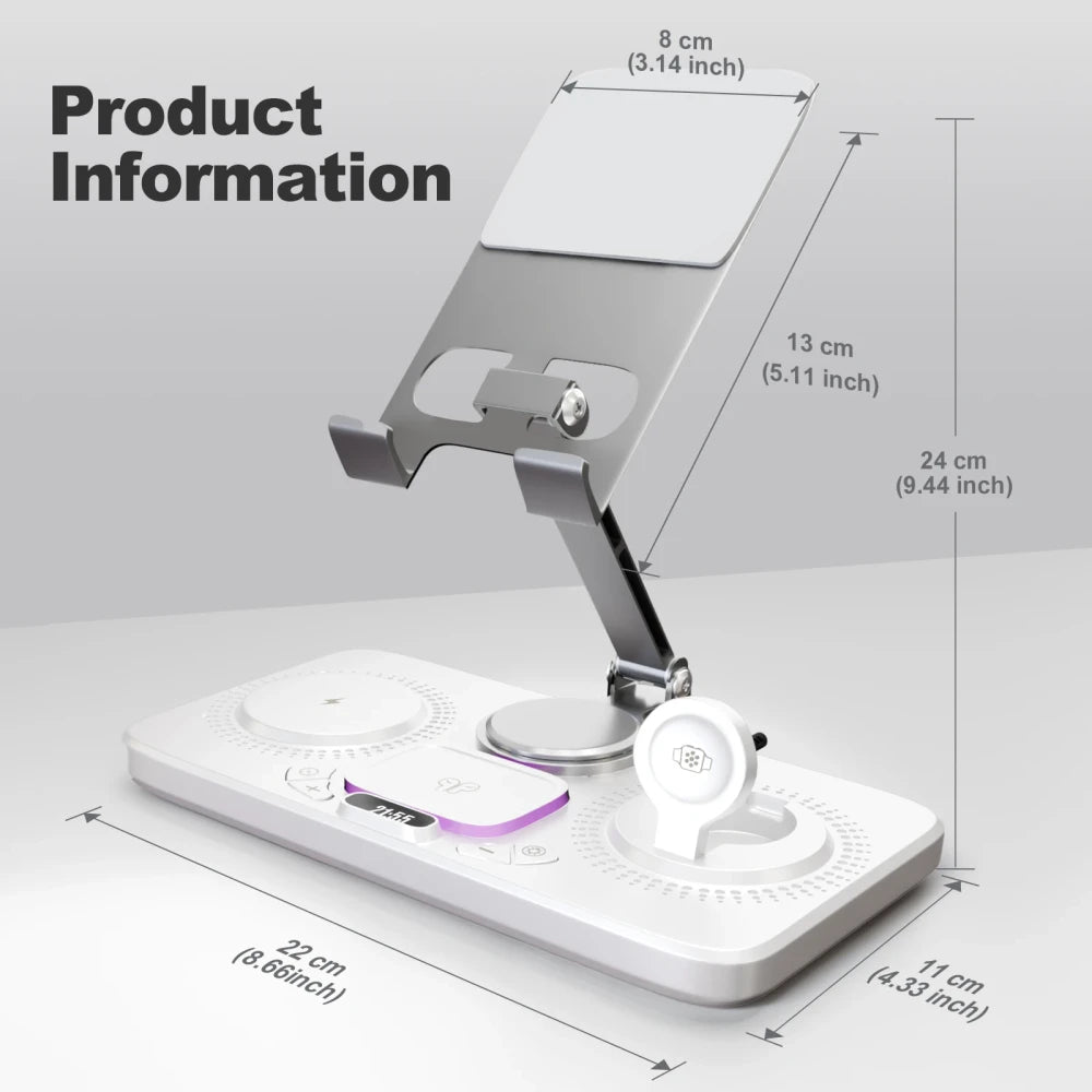 Foldable Wireless Charging Station