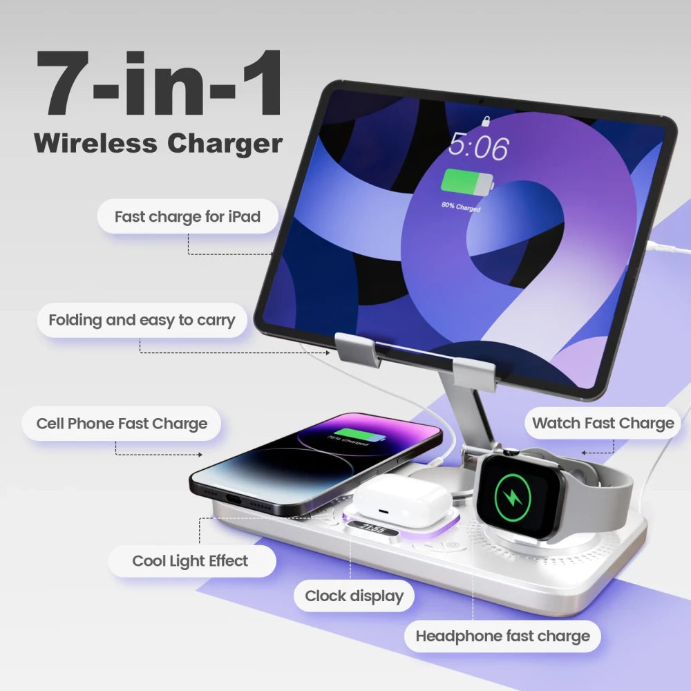 Foldable Wireless Charging Station